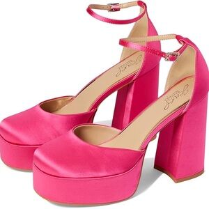Jewel Badgley Mischka Giada Platform Pump 1319 Womens Shoes Size 8.5 Pink SHERPK